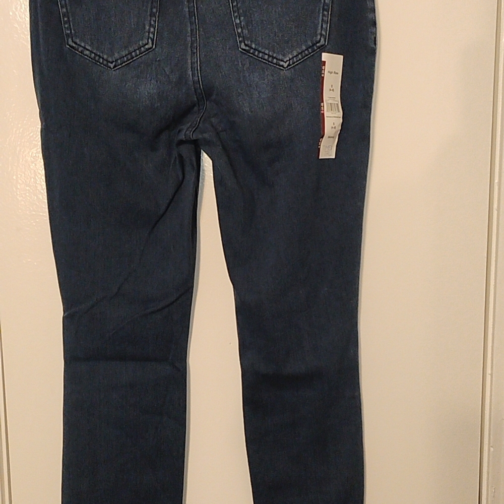 Time and Tru Dark Indigo Straight Leg Jeans
